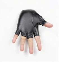 Motorcycle Gloves - BLACK - View 5