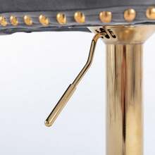 Barstools - Gray + Velvet + Foam - View 2