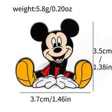 1pc Disney Cute Cartoon Creative Personality Mickey Minnie Metal Badge Donald Duck Brooch Accessory Pin - View 11