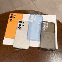 4pcs Set Compatible With Samsung S26 Ultra Phone Case Matte Transparent Soft Shell S25 S24 Ultra Full Coverage Anti-Drop Ultra Thin S26 - Multicolor - View 11
