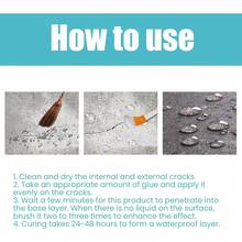 Household Daily Grout Filler Transparent Waterproof Coating Bathroom Tile Floor Repair Waterproof Leak Stopper Tile Gap Filler Can Repair Base Surface Damage Make Base Surface Look Like New Practical Convenient Fast Home Use Quality Gift For Family And Friends - A - View 8