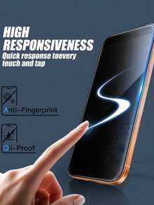 3pcs Anti-Peeping Tempered Glass Screen Protector, Compatible With IPhone Duo/18 Pro/18 Pro Max/17 Pro Max/17 Pro/17/16/15/14/13/12/11/XS/XR/X Series, Full Screen Coverage High Definition Glass Film, 9H Hardness Anti-Scratch Anti-Fingerprint, Waterproof Shockproof, Bubble-Free, Suitable For Phone Case Phone Screen Protection Accessories - Black - View 4