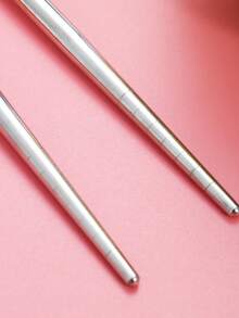 1/4pcs Stainless Steel Training Chopsticks, Cute Cartoon Design, Reusable, Suitable For Adult And Kids Beginners - Multicolor - View 5