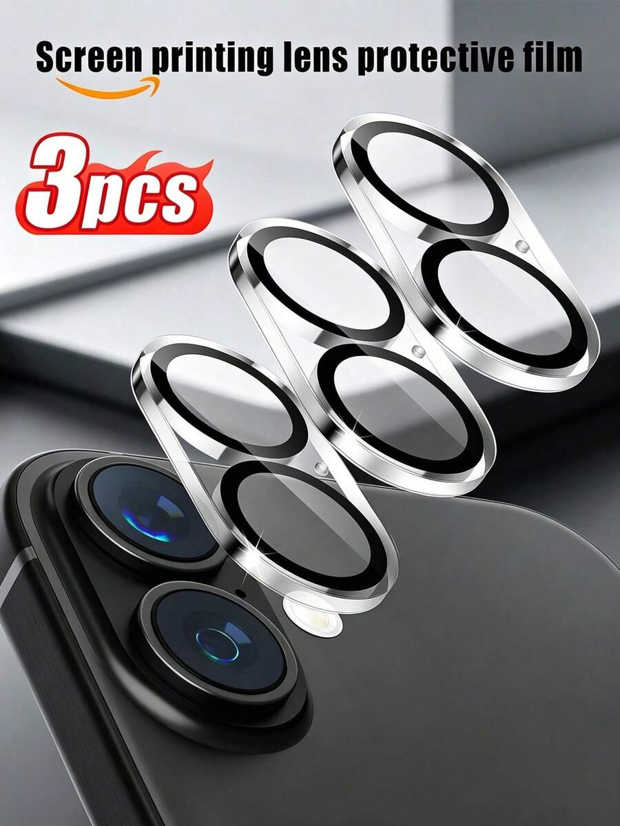 3pcs Phone Camera Lens Protector, Acrylic Glass Phone Lens Protection Film With High Hardness And Durable Texture, Excellent Scratch Resistance And Protection Capability, Resistant To Damage From Frequent Daily Use, Casual Storage, And Mobile Carrying. Compatible With IPhone Ultra/18 Pro Max/18 Pro/18/11/11 Pro/11 Pro Max/12/12 Pro/12 Pro Max/13/13 Pro/13 Pro Max/14/14 Plus/14 Pro/14 Pro Max/15/15 Plus/15 Pro/15 Pro Max/16/16 Plus/16 Pro/16 Pro Max/16e/17/17 Air/17 Pro/17 Pro Max/17e And More