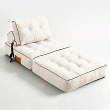 Bean Bags - White + Corduroy + Foam - View 10