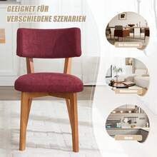 Furniture Red 54.5 X 47 X 77 Cm - 酒紅色 - 查看 6