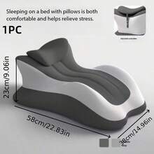 1 Portable Multifunctional Memory Foam Comfort Pad, Low Hip Pad, Multifunctional Prone Pillow, Suitable For Home, Office, Yoga, Daily Rest, Reading And Other Scenarios - All-season Cushion - View 15