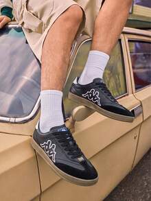 Kappa Unisex TIFO Classic Training Shoes, Retro Casual Sports Shoes - Black - View 7