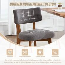 Furniture Red 54.5 X 47 X 77 Cm - 灰色 - 查看 4