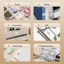 Niimbot 1 Roll Thermal Label Waterproof Sticker Self-Adhesive White Paper D110/D11/H1s Mini Thermal Printer Label Barcode Printing - View 6