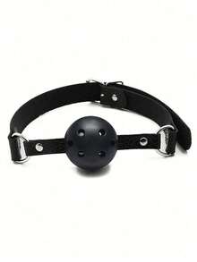 Couples Ball Gag, Adjustable Gag Restraint Toy, BDSM Roleplay Accessory, Suitable For Adult Games, Flirting, Restraint Training And Bedroom Games - One Size Fits All - View 1