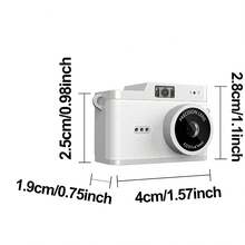 Nuova fotocamera digitale CCD per fotografia, autofocus aggiornato, 48MP 1080P, schermo ribaltabile da 2,4 pollici a 180°, fotocamera portatile da viaggio, mini fotocamera digitale da portachiavi, adatta per principianti, regalo di compleanno e Natale per ragazzi e ragazze, 600mAh - Multicolore - Visualizzare 26