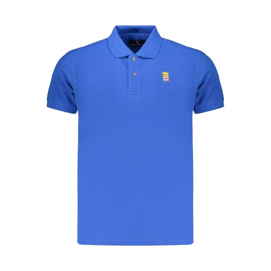 Navy Navy Men's Short-Sleeved Polo Shirt, Blue - Blue - View 1