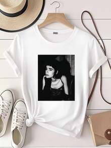 Women T-Shirts - 白色 - 查看 1