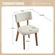 Furniture Red 54.5 X 47 X 77 Cm - 米色 - 查看 7
