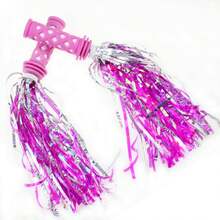 Bicycle Handlebar Grips, Tassel Streamers, Suitable For Bicycles, Balance Bikes, Road Bikes And Scooters - Multicolor - View 3