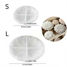 1pc Resin Silicone Mold, Large/Small Petal Shaped Dish Silicone Mold, Mini Jewelry Storage Tray Plaster And Epoxy Resin Mold, Epoxy Resin Mold, Home Decor, Jewelry Making Resin Silicone Mold - Petal Dish Mold - View 11
