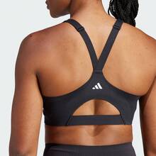 Bra Olahraga ADIDAS TLRDIM LUX ZIP - Hitam - View 2
