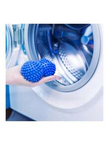 Laundry Dryer Balls 4 Pcs 6 Cm, Reusable PVC Washing Balls For Softer Fabrics, Lint Collecting Laundry Balls That Help Reduce Tangling And Improve Airflow For Clothing, Towels, Blankets And Everyday Machine Washing - A - View 2