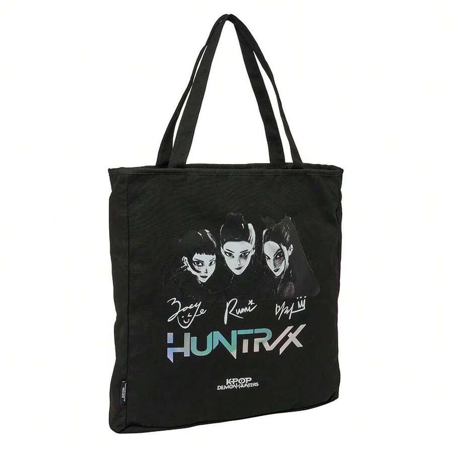 Safta KPop Demon Hunters حقائب توت كيه-بوب صائدو الشياطين، موديلات الروح والجولة والمحاربين، حقائب مدرسية وترفيهية مرخصة رسمياً - حقيبة توت مدرسية - مشاهدة 1