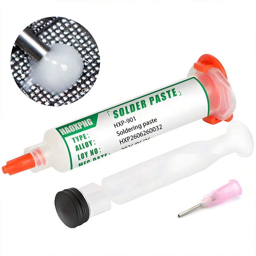HXP-901 Lead-Free Halogen-Free Solder Paste No Cleaning Needed No Repair Mobile Computer Circuit Board Repair Welding - HXP-901 - View 1