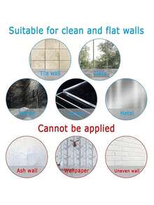 100pcs Transparent Plastic Wall Hooks With Strong Adhesive Backing, Easy Installation No Trace, Suitable For Party Decoration, Home DIY Projects, Kitchen, Bathroom, Bedroom, Closet, Office, Garage, Dorm, Entryway Fashionable Hanging Solution - Multicolor - View 8