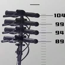 成人折疊滑板車 / 雙避震器、碟煞 / 承重 100 公斤 (黑白，隨機顏色) - 彩色 - 查看 9