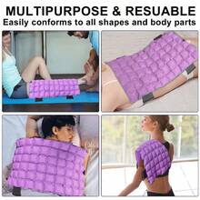 1PC Water Absorption Activated Cold And Hot Compress Ice Pack, Large Area Waist And Back Ice Pack, Elastic Strap - View 2