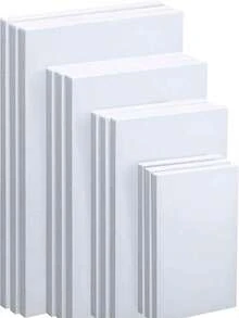 White Canvas Board, Perfect Gift For Acrylic, Oil, Tempera And Watercolor Artists And Painting Enthusiasts, Art Supplies Canvas In Multiple Sizes - Multicolor - View 2
