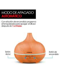 Redlemon Difusor Aceites Humidificador Aromaterapia 100 Ml - Sin niebla - Ver 6