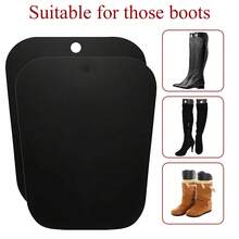 QKC 1pc Winter Shoe Boot Support, Reusable Boot Shaper, Anti-Deformation Boot Shaft Holder - Black - View 5