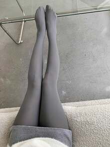1pairWomen's Soft & Comfortable Tights/Leggings, Fashionable High Elasticity Slimming Thermal Pants For Autumn, Comfortable & Warm - Multicolor - View 16