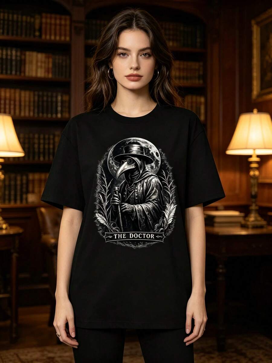 Women T-Shirts - 黑色 - 查看 1