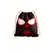 Disney 3pcs Spider-Man Drawstring Backpack Bag, Portable Storage Bag, Polyester Hand-Carry Drawstring Bag, Outdoor Backpack, Reusable Storage Bag, Suitable For Daily Use, Gifts, Weddings And Party Favors | Canvas Material With Adjustable Drawstring, Perfect For Storing Clothes, Underwear And Shoes, Also Suitable For Handmade DIY, Bridal Shower Gifts And Display Packaging! - A - View 5