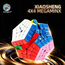 sengso Khối Rubik tốc độ Megaminx nam châm 4x4 5x5, 240 nam châm, hình khối 12 mặt, lực căng điều chỉnh được, xoay chuyên nghiệp, phù hợp cho thanh thiếu niên và người lớn, quà tặng Halloween Giáng Sinh - Nhiều màu - Xem 2