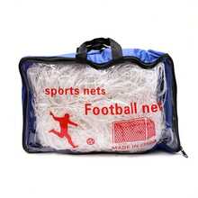 Soccer Goal Replacement Net - Shock-Resistant Foldable Portable Soccer Net With Reinforced Edges And Sturdy Frame Design, Includes Goal Posts - Durable For Training And Match Use, Suitable For Clubs And Professional Teams - Easy To Store And Transport (2pcs/Pack) - White - View 9