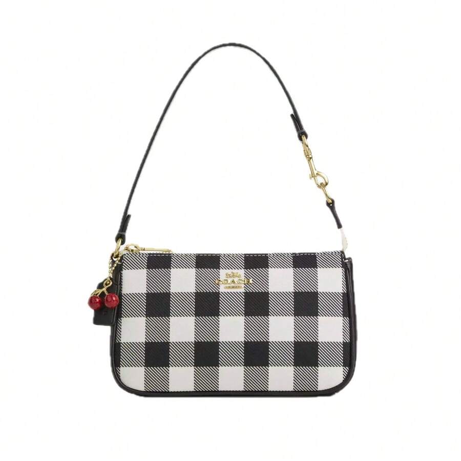 Coach Women's Nolita 19 Bag - 黑白格子佈 - 查看 1