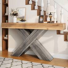 Coffee Table Walnut - Side Table Brown - Natural - 查看 4