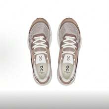 On Running Women Running Shoes - 霧灰褐色 - 查看 4