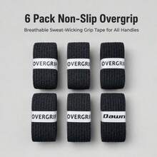 6pcs Non-Woven Fabric Racket Grip Tape, Excellent Grip And Shock Absorption, Easy To Replace Durable Handle Tape, Suitable For Tennis, Badminton, Baseball Bat, Fishing Rod, Sports Accessories - Multicolor - View 13