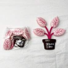 10pcs/5pcs Creative Closed Clips - Potted Plants - Refrigerator Magnetic Food Storage Clips In Rustic Style - Sealing Clips Magnetic Stickers - Refrigerator Decor - Cabinet Decor - A - View 11