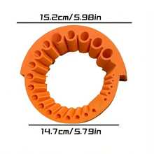 UNISURE 1 Set 2PCS Aksesori Penggilingan Presisi Multi-Spesifikasi 20+6 Lubang, Cocok Untuk Mesin 100/115/125mm, Cakram Bundar Oranye Minimalis Dengan Desain Penjepit Slot Pemosisian, Perlengkapan Penggilingan dan Pemolesan Tepi Mata Bor Lama untuk Perbaikan, Cocok Untuk Perbaikan Rumah, Pengolahan Logam DIY dan Hadiah Praktis Hari Ayah - Oranye + Kuning - View 5