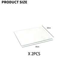 2pcs Set Transparent High-Quality Tempered Glass Cutting Board, Kitchen Rectangular Fashion Right Angle Chopping Board, Durable Shatter-Resistant Heat-Resistant, Fashion Easy To Clean, Suitable For Cutting Vegetables, Plating, Baking, Cooking, Christmas, Birthday Gift - View 14