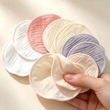 10pcs Reusable Breast Pads, Designed For Breastfeeding Moms, Washable Breast Pads, High Absorbency Breast Pads, Nursing Pads, Organic Breast Pads, Essential Nursing Pads - 10 Tablets - View 3