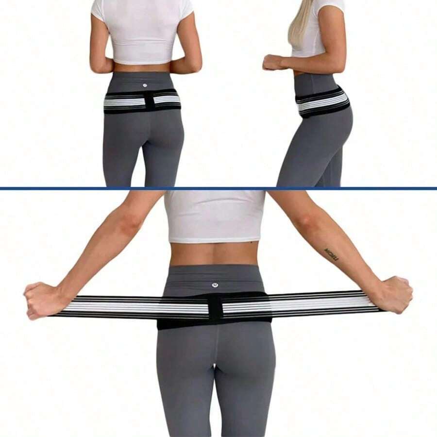 Breathable Hip Compression Butt Lift Band, Upgrade Men's And Women's Fitness Workout Plan - Black - View 1