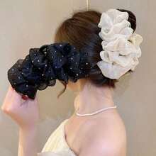 2/1 Jepit Rambut Awan Jala Hitam Elegan dan Lucu, Dihiasi Pita Berlian Imitasi Berkilau, Cocok untuk Gaya Rambut Ekor Kuda atau Sanggul. Aksesori Fesyen Sehari-hari, Jepit Rambut Musim Gugur/Musim Dingin, Barang Penting untuk Pakaian Liburan. - Beraneka warna - View 12