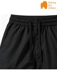 NBCT Women's Outdoor Long Pants With Drawstring Elastic Waist, 3D Cargo Pockets, Commuting, Camping, Hiking, Mountaineering, Parachute Pants - Black - View 4