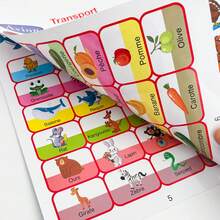 Lachilly French Alphabet And Numbers Learning Book, Multi-Theme Early Learning Activities, Interactive Learning Supplies,Classroom Resources Study Aids - French Letters & Numbers Learning - View 8