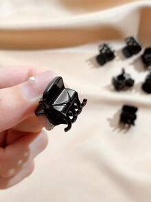 20pcs Brown Mini Hair Clips, Suitable For Women's Hairstyles, Can Be Used For Decorating Braids And Voluminous Bangs - Multicolor - View 9