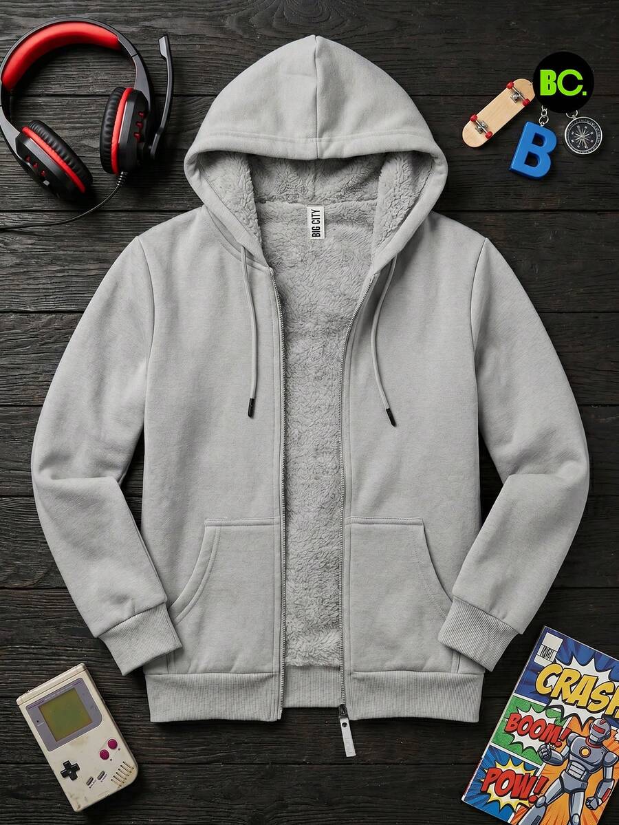 Big City Tween Boys Sweatshirts - Light Grey - View 1